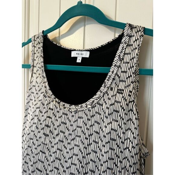 Reiss Silk Blend Remey Scoop Neck Tank Top Women Size S - Picture 5 of 11